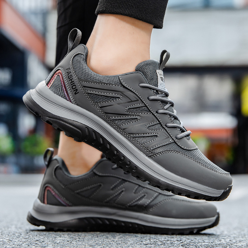 Men's Walking Shoes, Fashionable and Versatile Casual Shoes, Sports Running Dad Shoes, Non-Slip Lightweight Student Shoes, Lightweight Cushioning Shoes