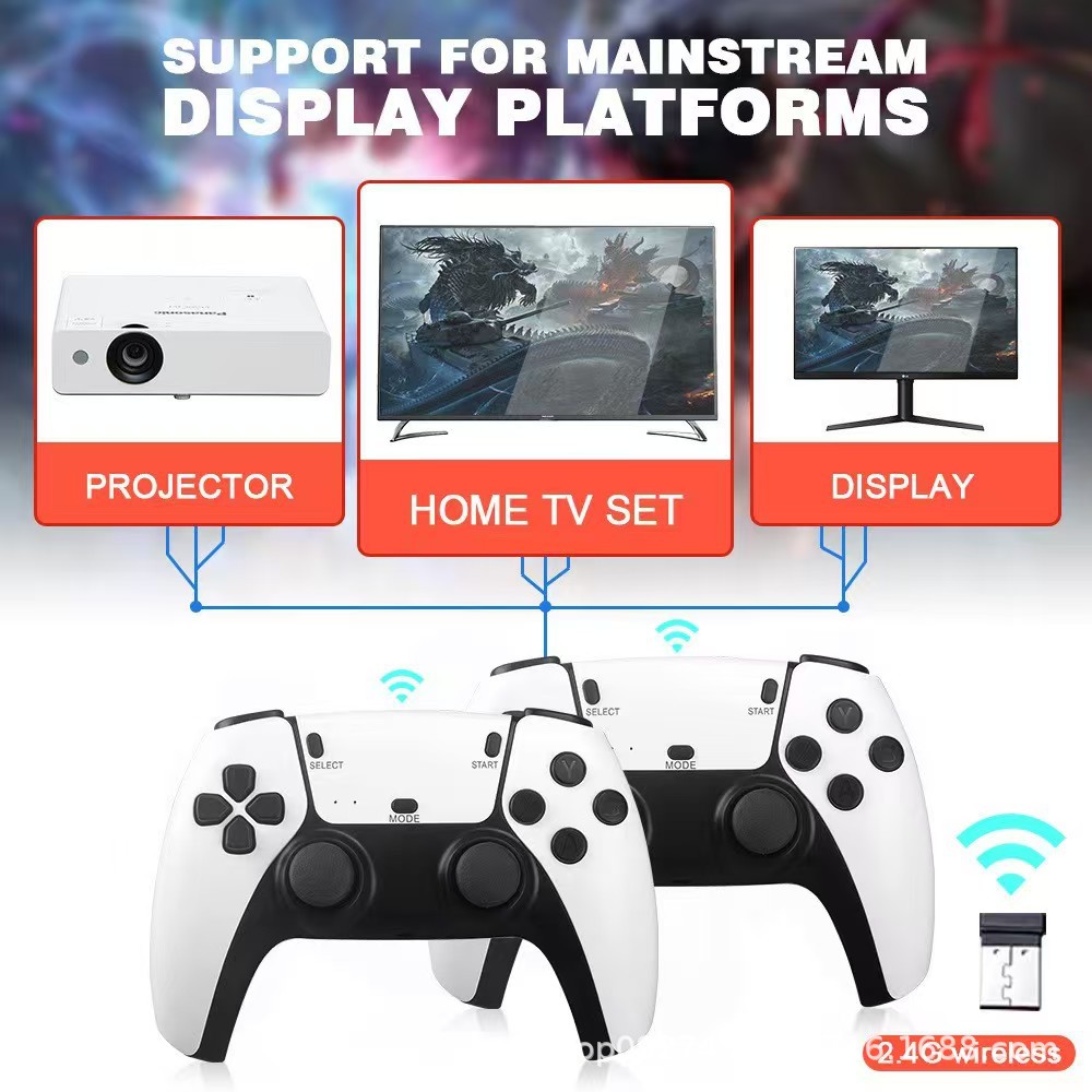 GD10 PRO HD TV consola de juegos 2.4G dobles inalámbricos PS1 U arcade joystick retro consola de juegos