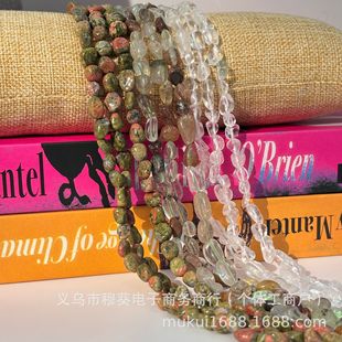 6x9mm��Ȼʯˮ�������ʯɢ��DIY������Ʒ������Ʒ�������l