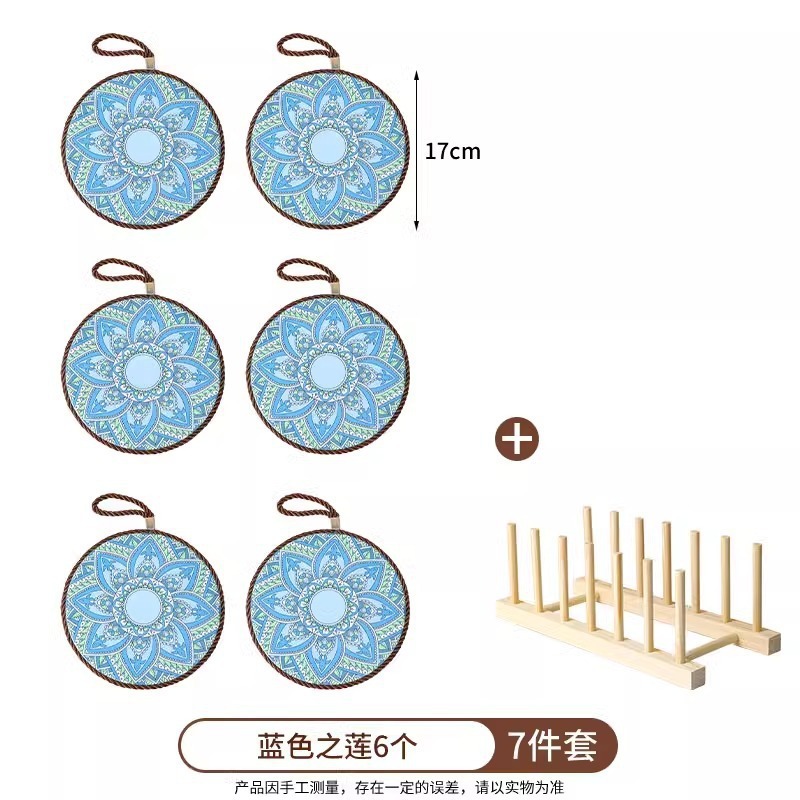 复古隔热垫耐高温砂锅防烫垫珐琅锅垫子陶瓷新中式餐桌防滑餐盘垫|undefined