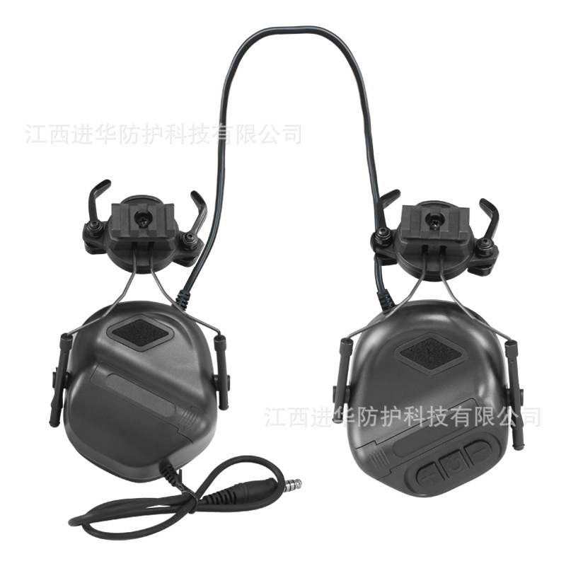 メーカー直販第5世代IPSC戦術ヘルメットヘッドセットのヘルメット式通信ヘッドセットの音を拾い、騒音を低減します。|undefined