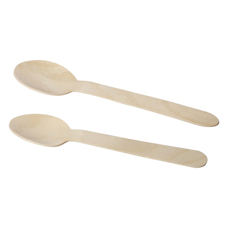 Carefully Selected Manufacturers of Birch Wood Disposable Biodegradable Wooden Spoons, Knives, and Forks for Western Cuisine, Desserts, and Ice Cream