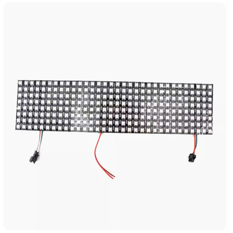 Гибкий LED полный пиксель WS2812B SK6812B RGB мягкий экран 8x8 8x32 16x16