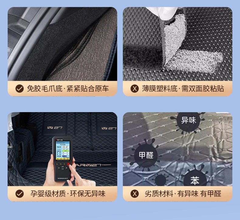 Suitable for 2026 Chery iCAR V27 full-coverage trunk mat iCAR V27 trunk mat