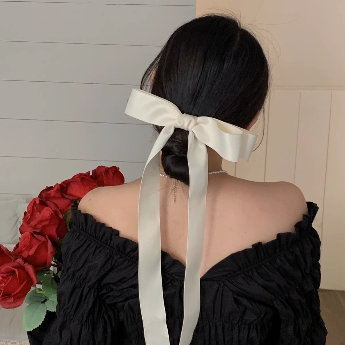 Women's Sweet Bow Knot Satin Hair Clip display picture 18