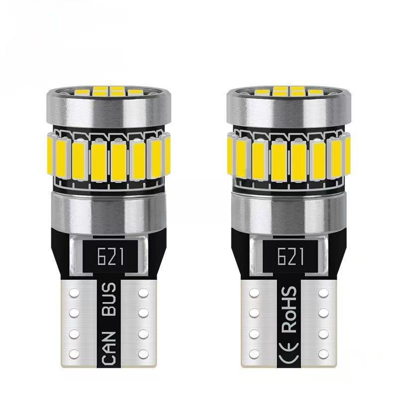新車 LED 幅計ナンバープレートライト T10-4014-24SMD デコード W5W Canbus 車|undefined