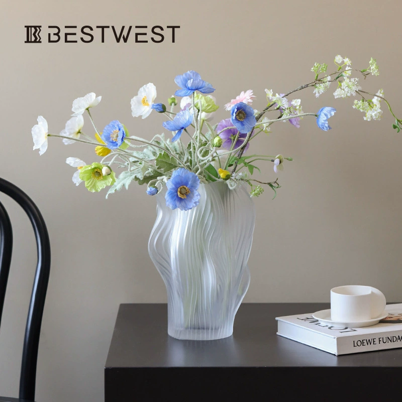 Bosi Домашняя ваза стеклянная прозрачная водная композиция для украшения высокого уровня гидропонная креативная простая современная ваза