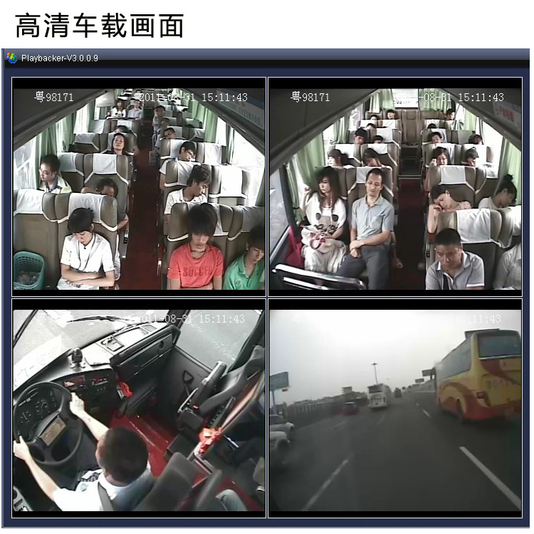 Hik mobile NVR fixed disk video recorder 720P / 1080P / 2 megapixel surveillance network camera car