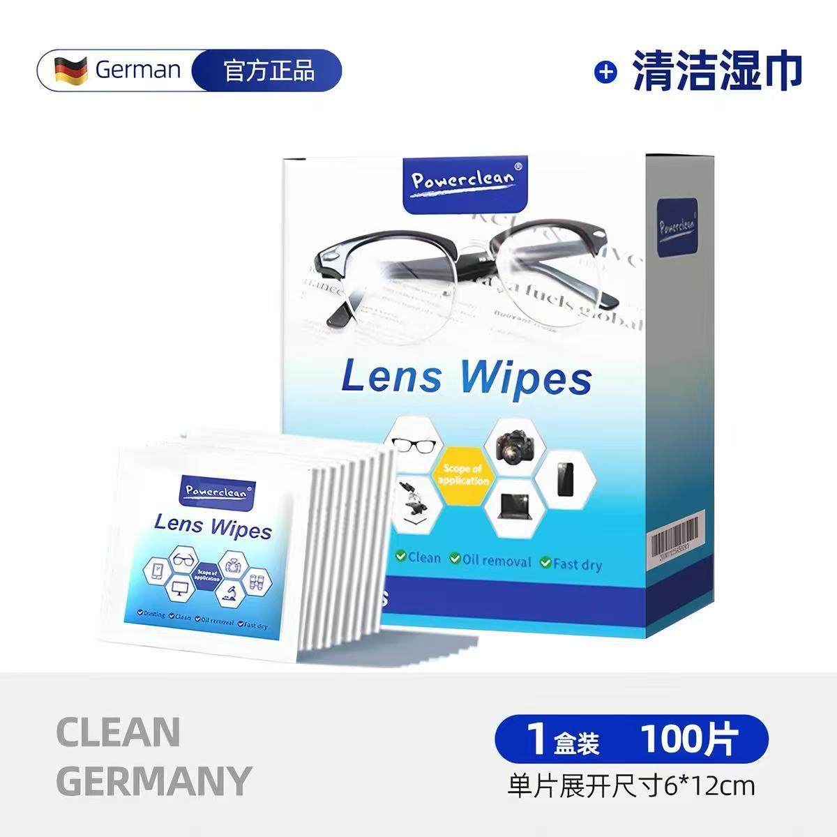 Toallitas húmedas para gafas, toallas húmedas de limpieza desechables anti-fog para pantallas de teléfonos móviles, toallas de limpieza de lentes de lentes