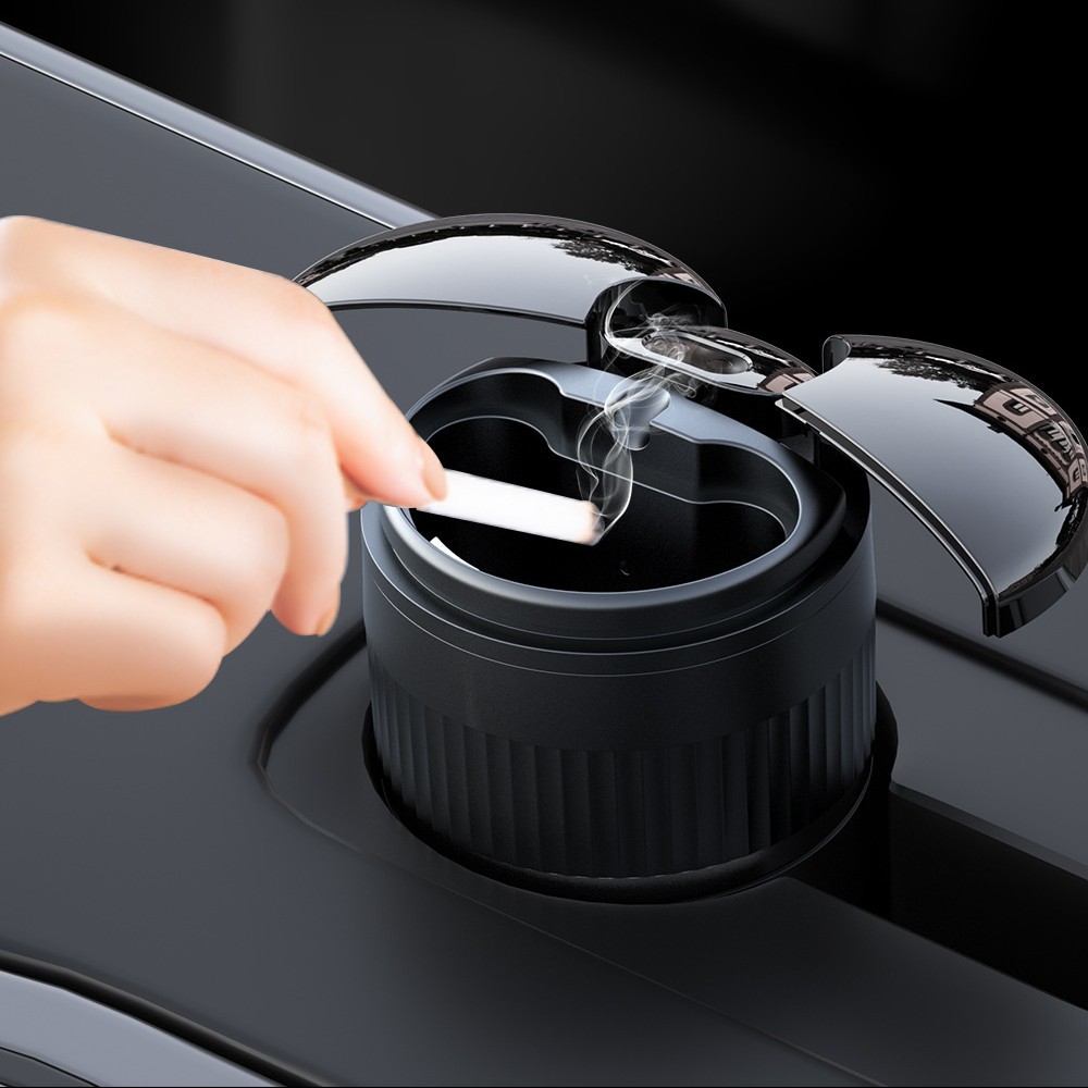 2023 nuevo coche suministros coche inteligente Cenicero de inducción infrarroja coche palillos cubo suministros de coche