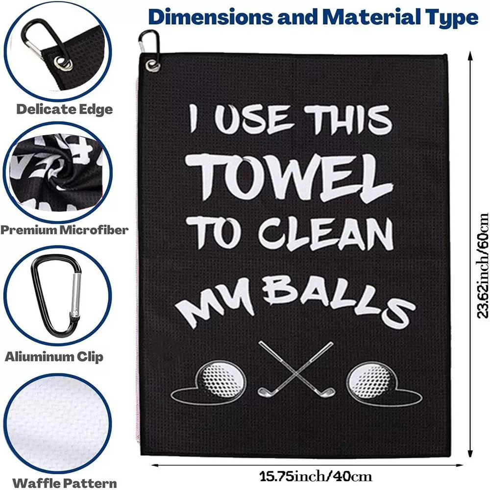 跨境速干华夫格运动瑜伽巾吸水高尔夫体育擦汗长方形挂钩毛巾