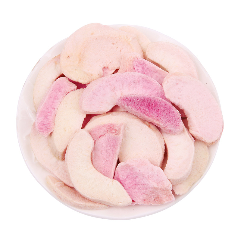 Замороженные сушеные ломтики персика