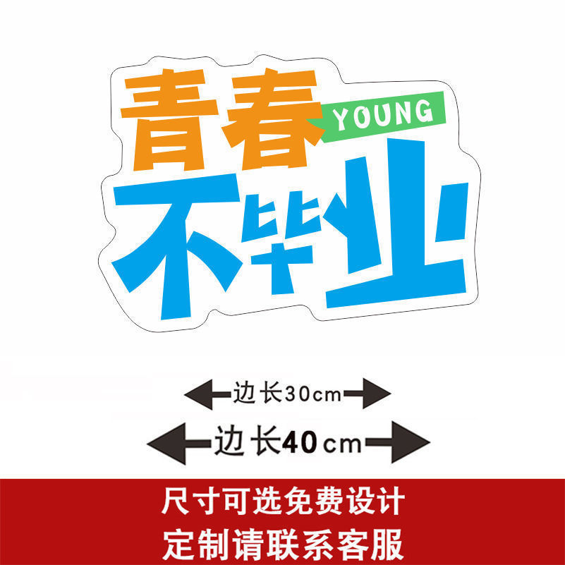 我们毕业啦 再见幼儿园小学毕业拍照手持拿举牌 异形班牌道具