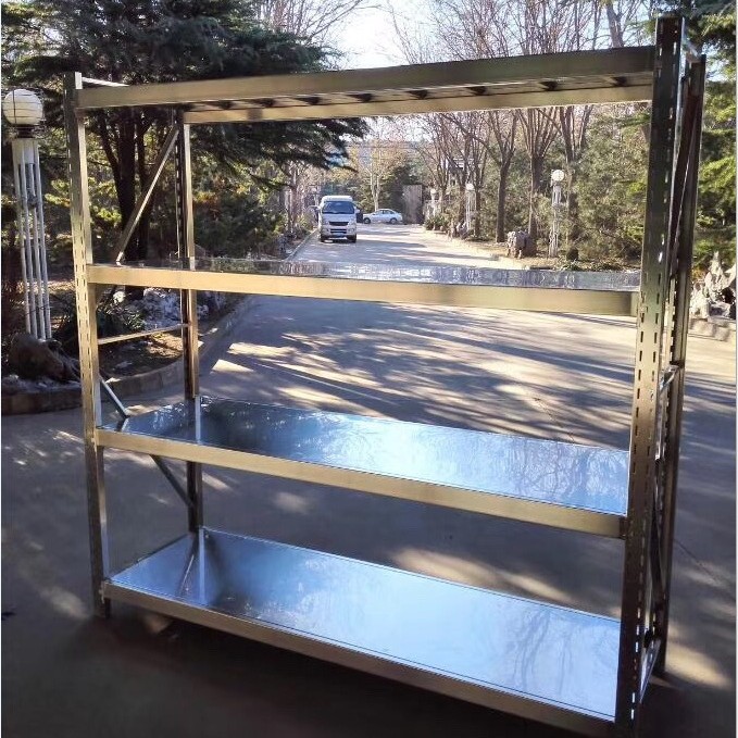 长春四平市不锈钢仓储货架仓库商用多层储物架工厂库房货物架