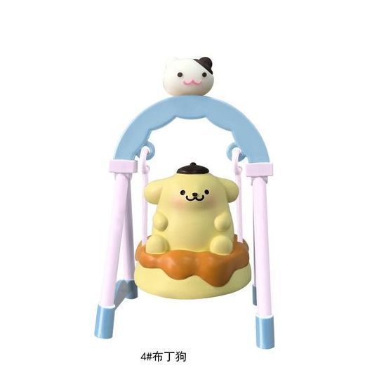 网红三丽鸥荡秋千盲盒库洛米潮玩公仔玩偶治愈系桌面摆件生日礼物|undefined