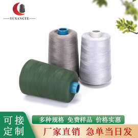 203/202 彩色包芯线 锁边打皱针车线 服装耐磨合股线 非编织棉线