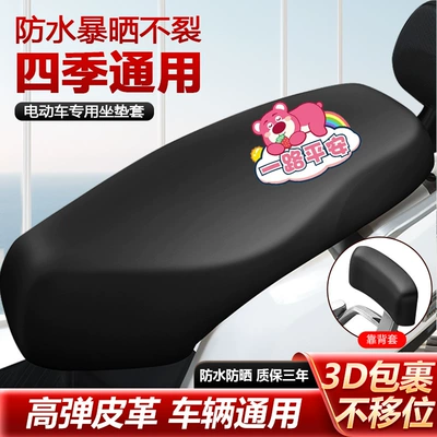 scratch-resistant and wear-resistant seat protector — Electric car cushion - rainbow-bearseat-cover-backrest-cover