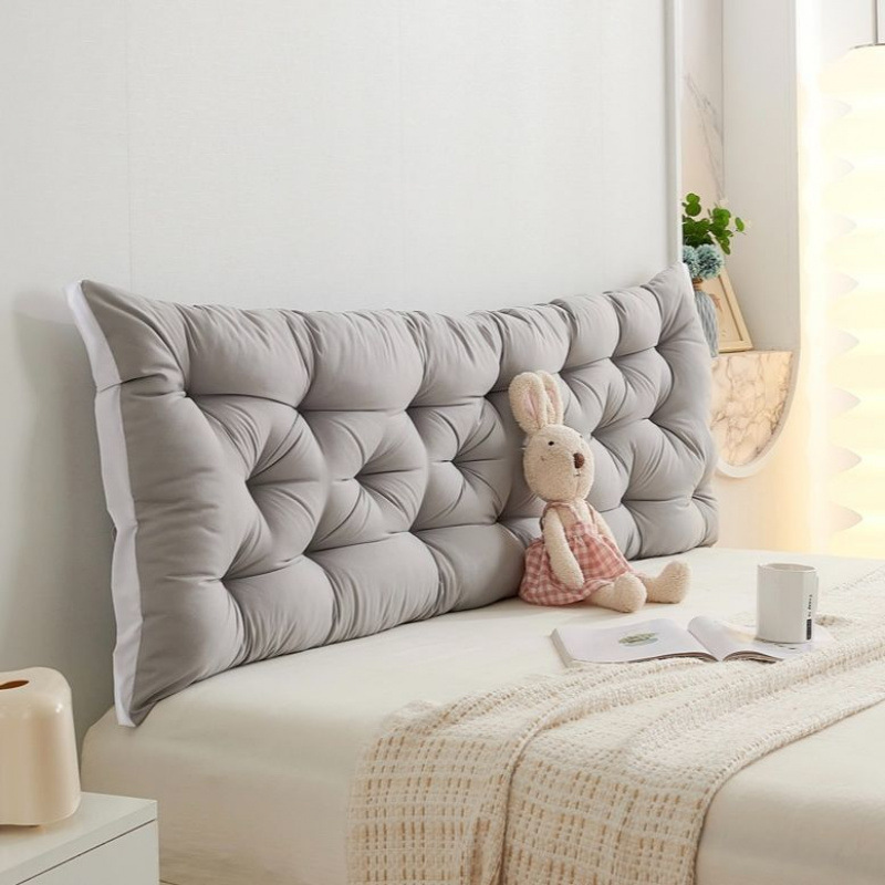 Bedside Cushion Double Bedroom Pillow Ins Bed Backrest Tatami Soft Bag Dormitory Sofa Anti-Collision Waist Protector