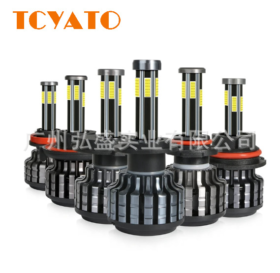 Tcyato 6-Sided Manufacturer Wholesale Car Led Headlights Six-Sided 360-Degree Illumination Front Headlights Modified High and Low Beam Motorcycle