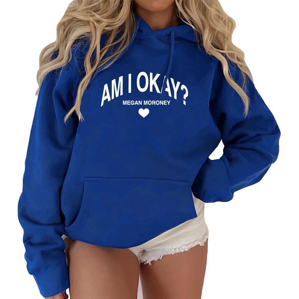 Megan Moroney Am I Okay Hoodies Long Sleeve Casual Men