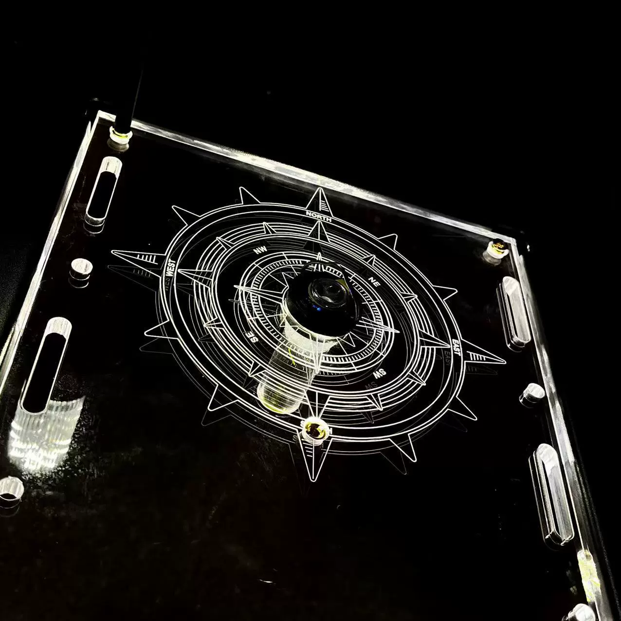 Уличный акриловый стол, обработка светящейся 1-блокировочной доски, комбинированная световодная доска IGT, многофункциональная атмосфера, свет, стиль кемпинга