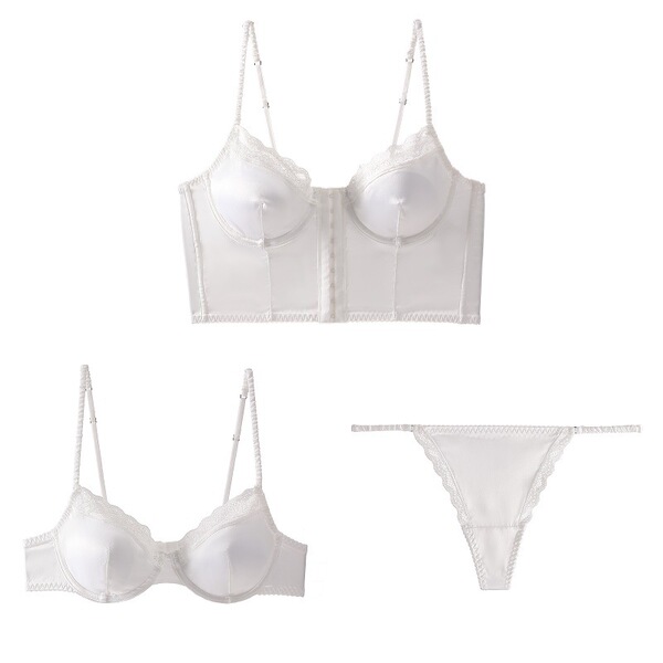 Thin wireless bra