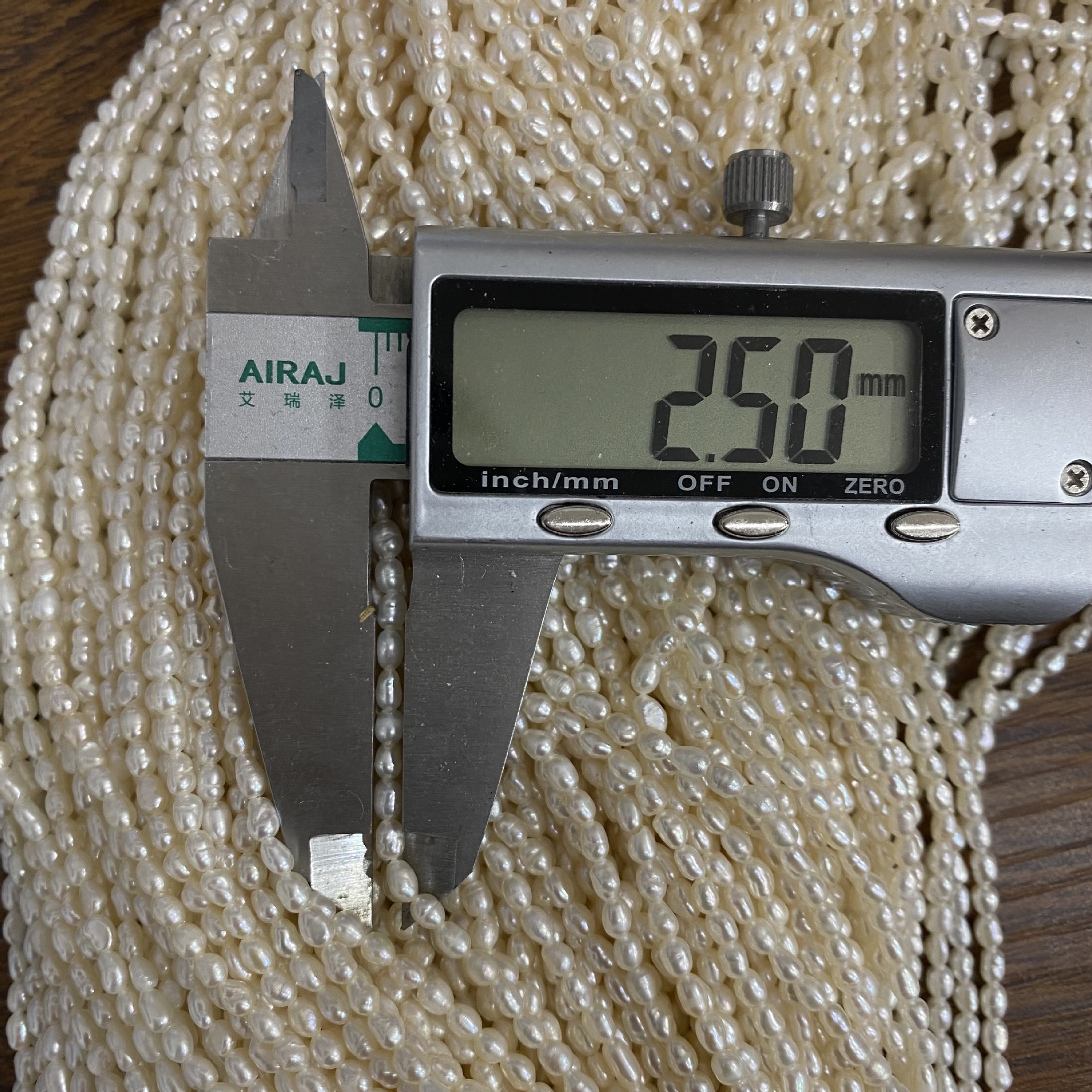 天然淡水パールネジ2 ~ 3,3 ~ 4,4 ~ 5,5 ~ 6,6 ~ 7,7 ~ 8mmビーズDIYアクセサリー