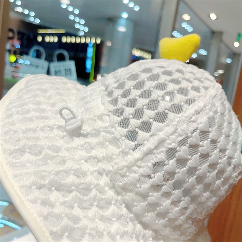 Sombrero de sombra para bebé Sombrero grande de estilo fino de verano Sombrero de protección solar para bebé transpirable Sombrero grande Sombrero de sol para niños lindos