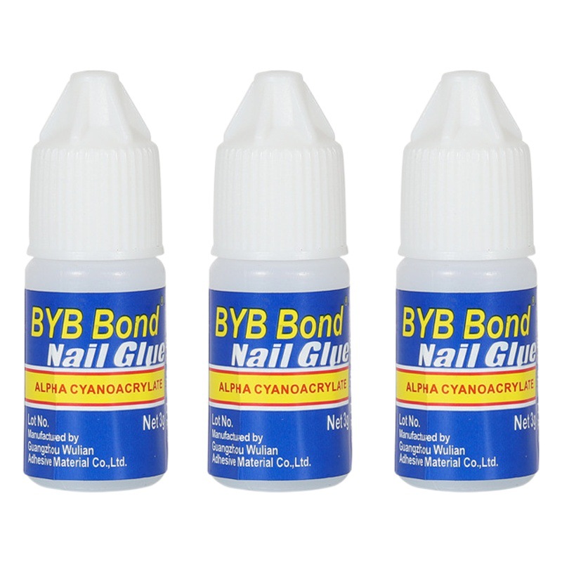 Suministro transfronterizo pegamento de uñas pegatina de agua pieza de uñas joyería especial 3G pegamento de uñas suministros de uñas al por mayor