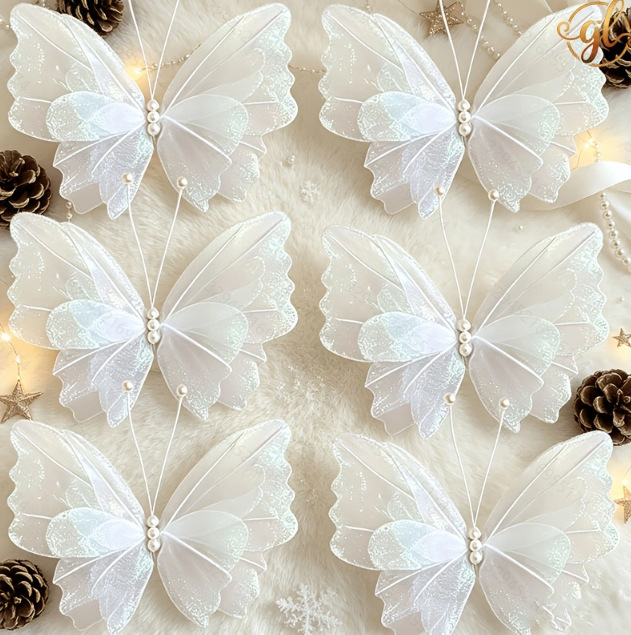 Wedding aisle decorations, home decor, photo props, tulle flowers, 3D creative butterflies, wedding room arrangements, butterfly decorations Wedding aisle decorations, home decor, photo props, tulle flowers, 3D creative butterflies, wedding room arrangements, butterfly decorations