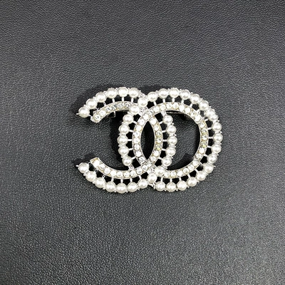 Full Diamond Multifunctional Brooch Accessory Yaxa sancaqları - silver-white-diamond-pearl-brooch