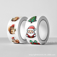 オリジナルクロスボーダークリスマス祭り人気子供祭りステッカー手帳素材ショーウインドーガラスステッカー祭り装飾