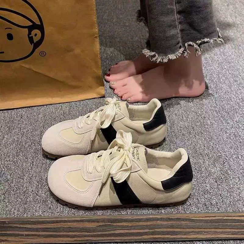 Shangdisha Forrest Gump shoes versatile and popular women's shoes 25 spring and autumn new retro genius training shoes casual sports white shoes
