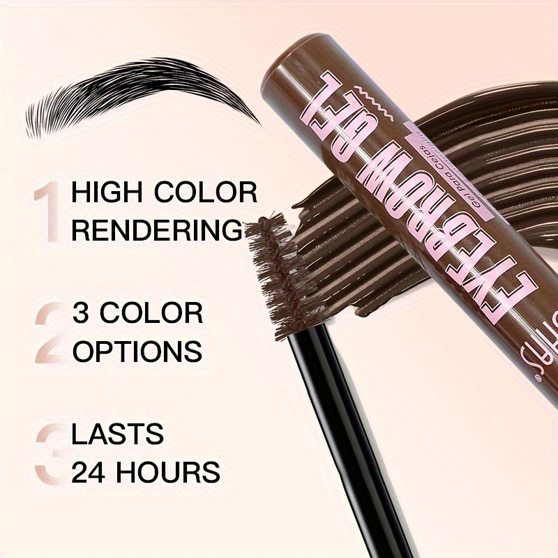 USHAS Europa y los Estados Unidos transfronterizos spot para sostener la crema de cejas impermeable, anti-transpiración, no decoloración, no mareo, estereoscópico, natural UC039