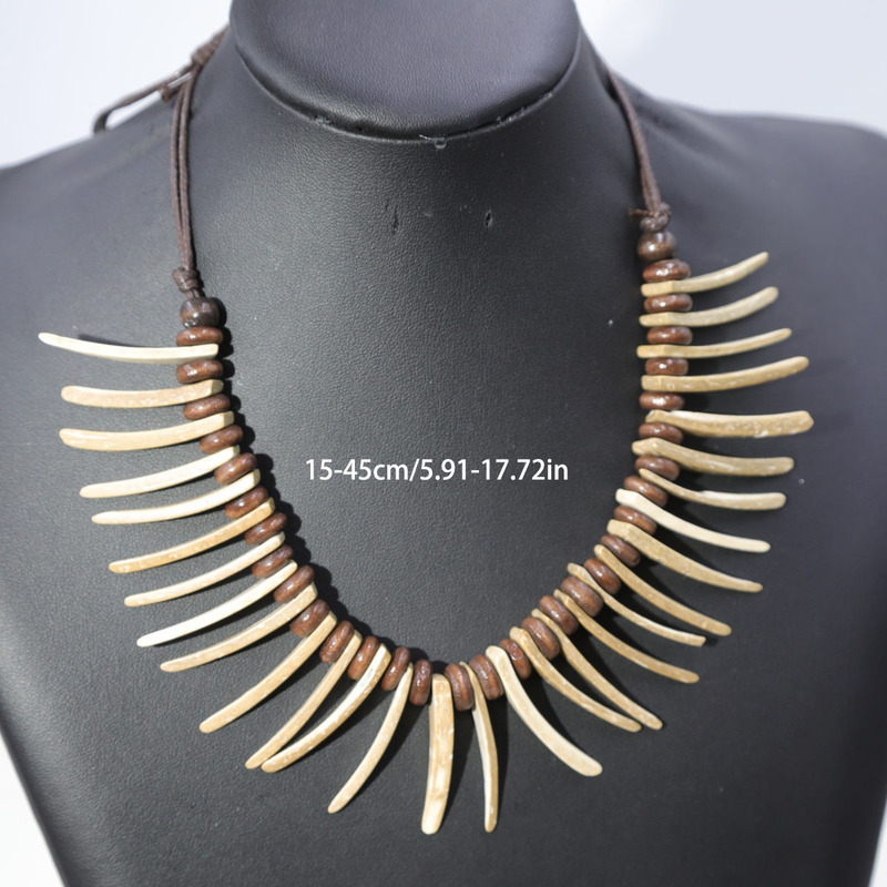 European and American Fashion Coconut Shell Necklace Women's Bohemian Style Seaside Holiday Coconut Shell Necklace Cross-border Jewelry