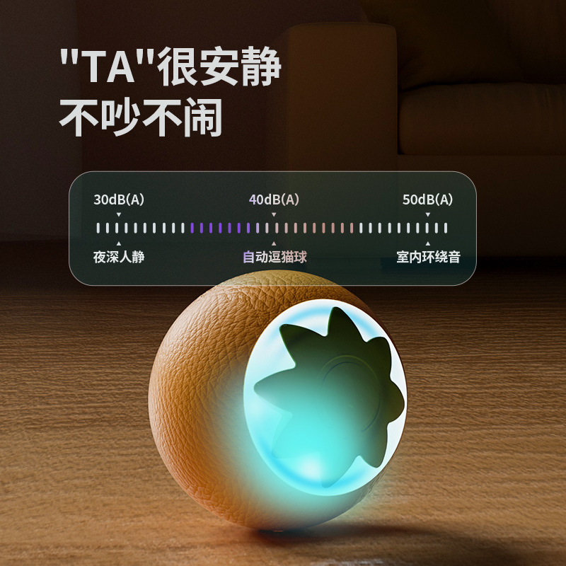 Spot al por mayor transfronterizo en caja inteligente mascota eléctrica bola rodante auto-feliz gato divertido juguete eléctrico para mascotas
