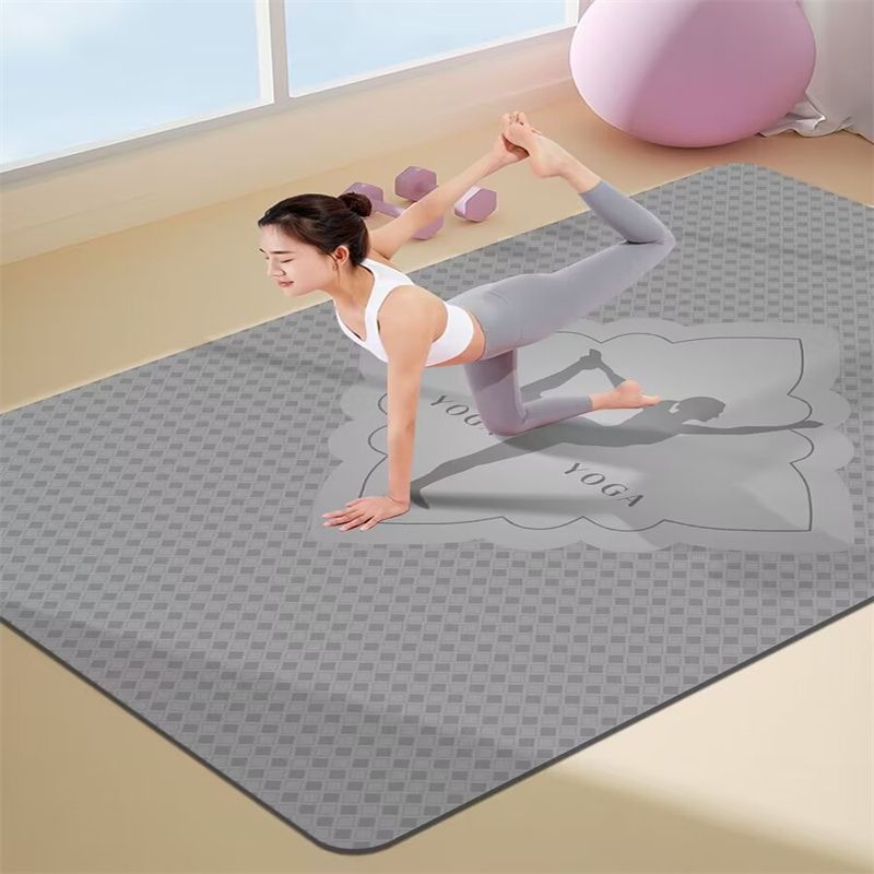 Jump Rope Shock-absorbing Mat Soundproof Floor Mat Kneeling Mat Thickeneded Bubble Wrap Silent Yoga Mat Dance Fitness Blanket Fitness Non-slip Mat