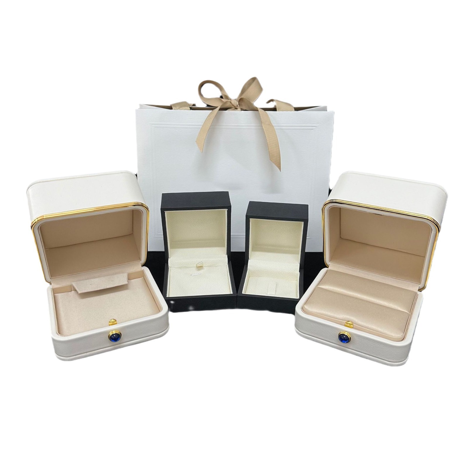 Inventario de oro Baoshi caja de embalaje de collares Baoshi caja de joyas anillo brazalete joyas caja de regalo fábrica al por mayor