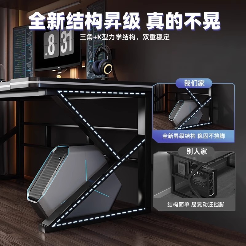 Mesa de computadora de escritorio mesa y silla de deportes electrónicos escritorio de dormitorio de estudio de estudiantes escritorio de escritura simple escritorio moderno