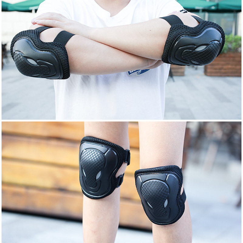 Set di protezioni di sicurezza per bambini Bullhead, composto da 6 pezzi: ginocchiere, polsi e gomitiere per pattini a rotelle e biciclette senza pedali. Vendita diretta dalla fabbrica._voghion.com