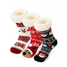 J 75984 Lamb fleece floor socks ����޵ذ���羳����ͨ��