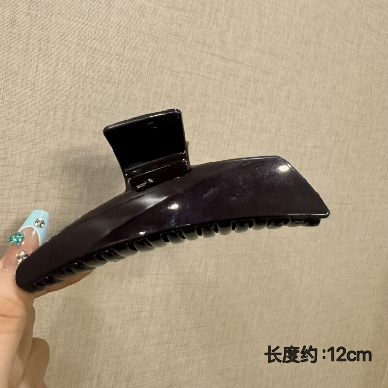 日系高级可爱い透白ポイントファッション多発甘い量大きいサイズ后头部サメ少女ヘアクリップ髪饰り|undefined