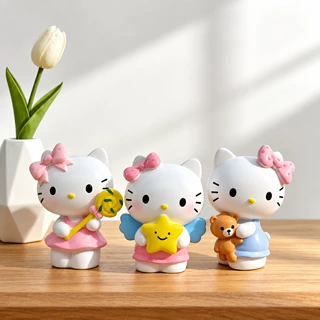 甜萌猫系列公仔香薰石膏娃娃白胚手工艺品DIY工艺品玩具手办批发