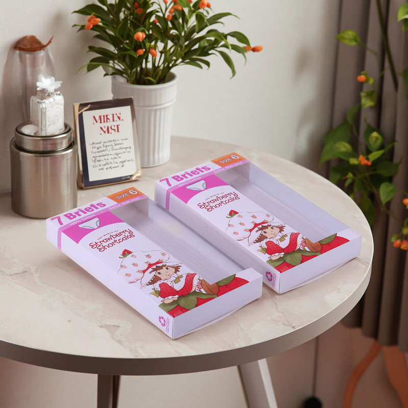 Exquisite Rectangular Cardboard Box with Transparent Pvc Cover Wholesale Intimates Lipstick Cosmetics Gift Packaging