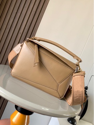 Leather geometric straps