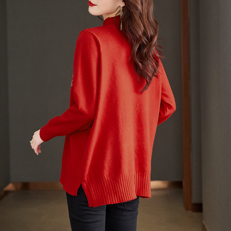 E5779 1060K ÁO LEN NỮ TAIRYA MÙA XUÂN THU ĐÔNG THÊU HỌA TIẾT HOA THỜI TRANG NỮ G03 SẢN PHẨM MỚI