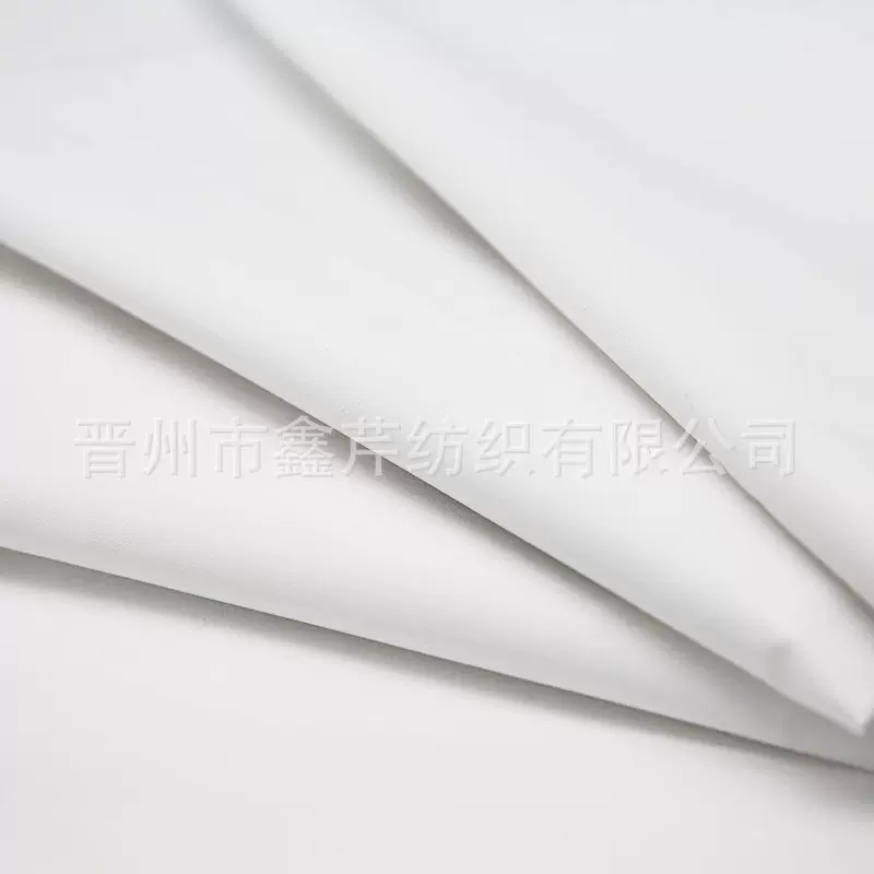 源头工厂加工定制涤棉布用于口袋布里布工装面料染色漂白涤棉布