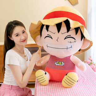 Plush Toy One Piece Lufei Doll Qiao Ba Doll Voyage King Cloth Doll Wholesale a generation of hair