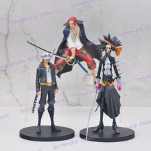 海贼王 红发香克斯 罗 布鲁克 动漫手办桌面摆件模型景品公仔散货