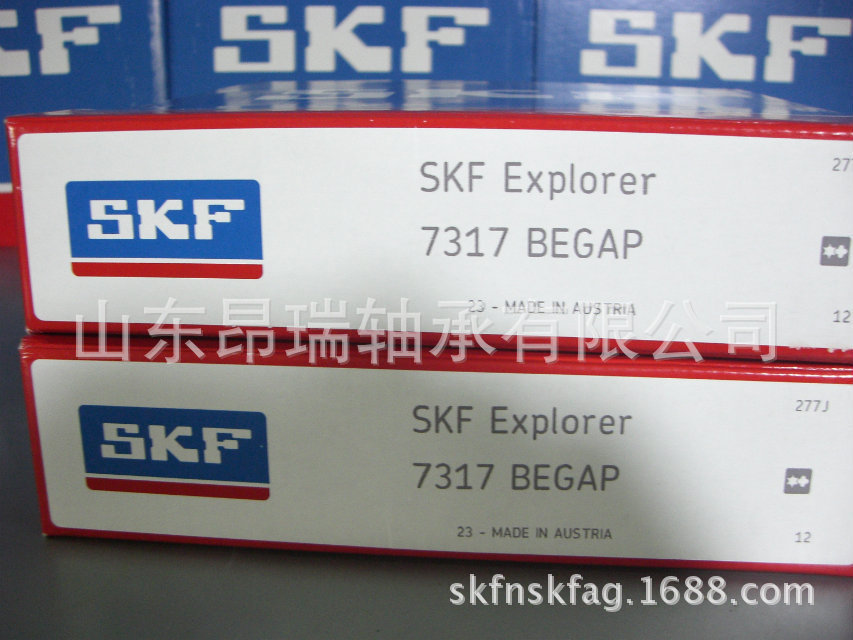 瑞典SKF 7317BEGAP角接触球轴承7318BECBP高温轴承钢